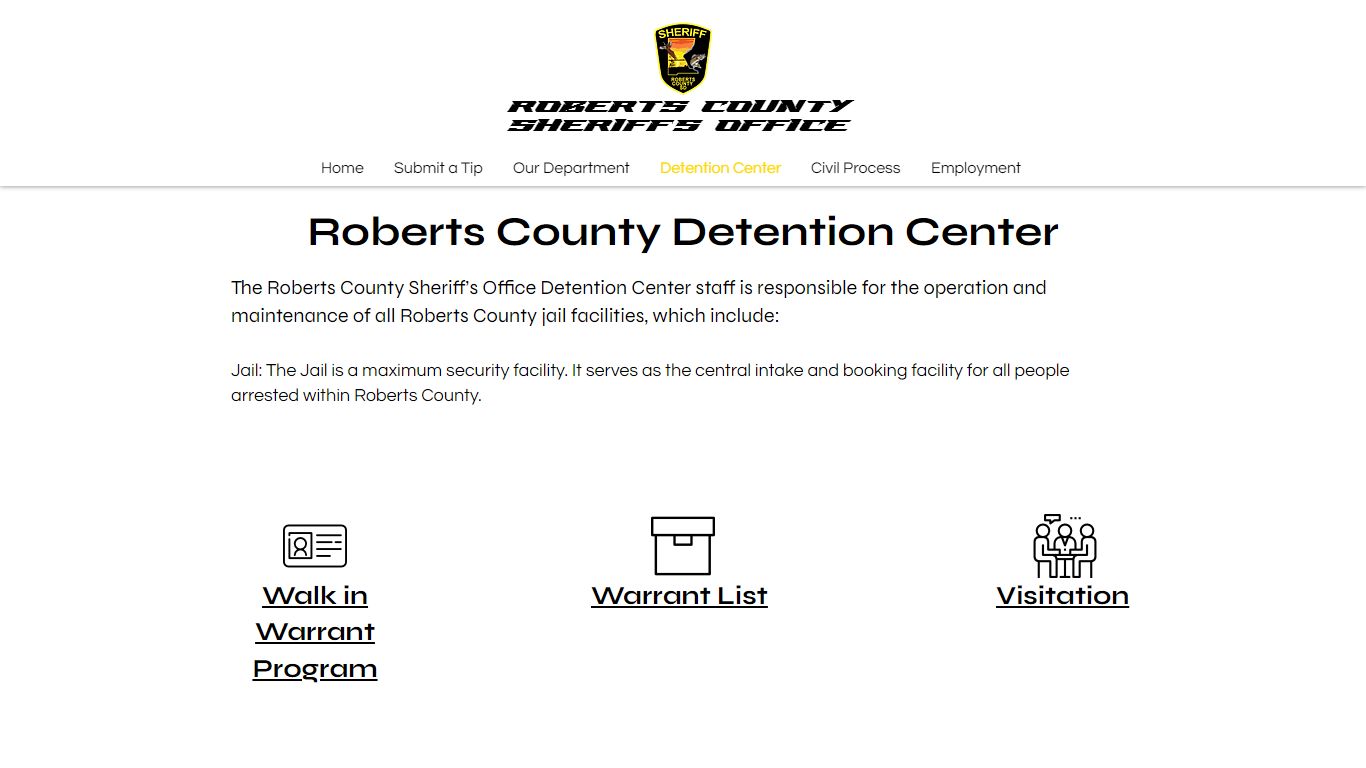 Detention Center - Roberts County S.O.